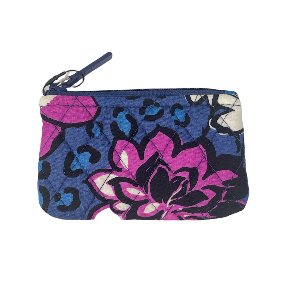 Vera Bradley Coin Purse In African Violet Blue